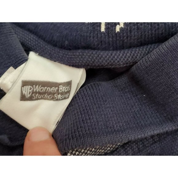 Vtg 2001 Warner Bros Mens XXL Bugs Bunny Whats Up Dad Navy Short Sleeve Polo 2XL - Picture 3 of 6